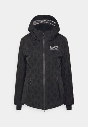 EA7 Emporio Armani KITZBUHEL PROTECTUM7 GRAPHIC - Bunda za deskanje na snegu - black python