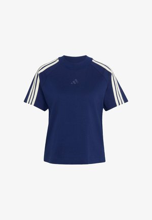 adidas Sportswear, ADIDAS SPORTSWEAR W AK 3S TEE - T-shirts print - dark blue/off white