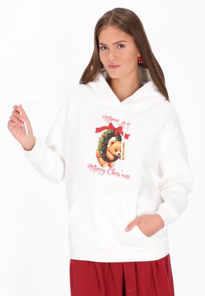 Felpa con cappuccio - offwhite