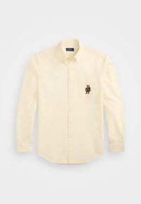 CUSTOM FIT POLO BEAR OXFORD SHIRT - Camicia - herbal milk