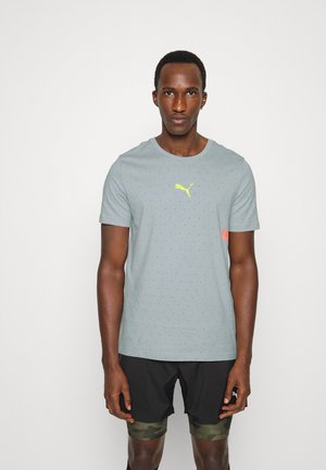 FUSSBALL STREET TEE - Print T-shirt - blau