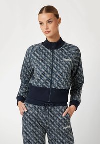 Guess LOGO 4G - Sweater met rits - blu