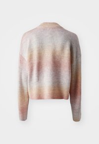 Noisy May NMLIVA O NECK - Camisola - flamingo pink/multi-coloured