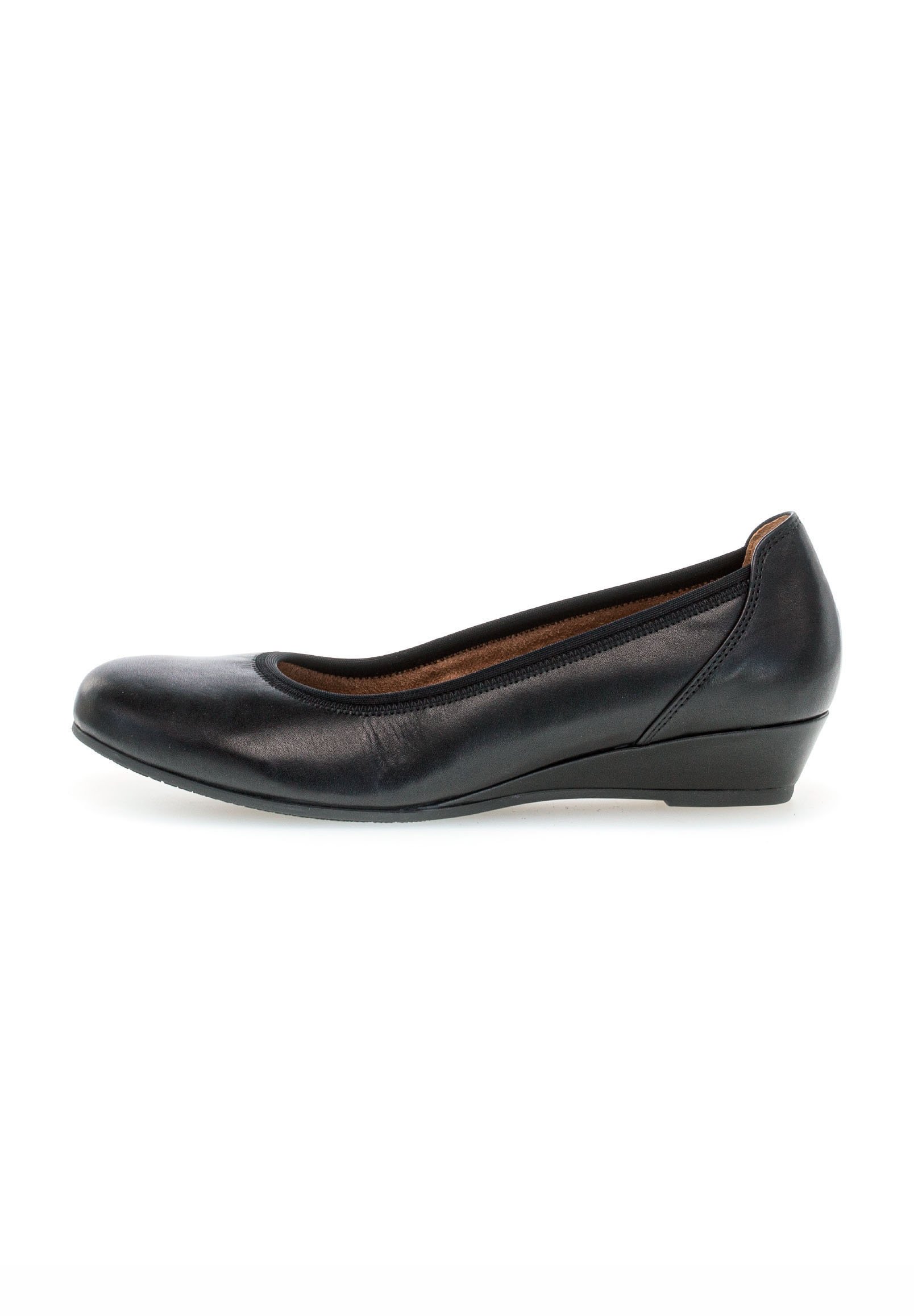 Gabor Damen Ballerina 44.169.12 – Bequeme Flats Aus Rauleder Mit Hovercraft-System