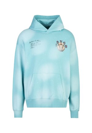 Kapuzenpullover - retro blue