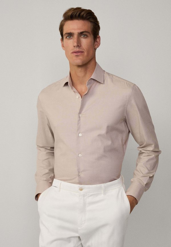 Businesshemd - camel beige