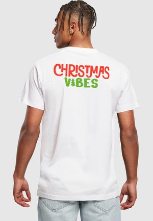 CHRISTMAS VIBES  - T-shirts print - white