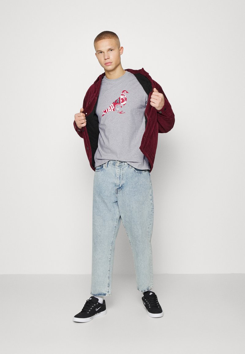STAPLE PIGEON CANAL PIGEON TEE - T-shirt estampada - heather grey