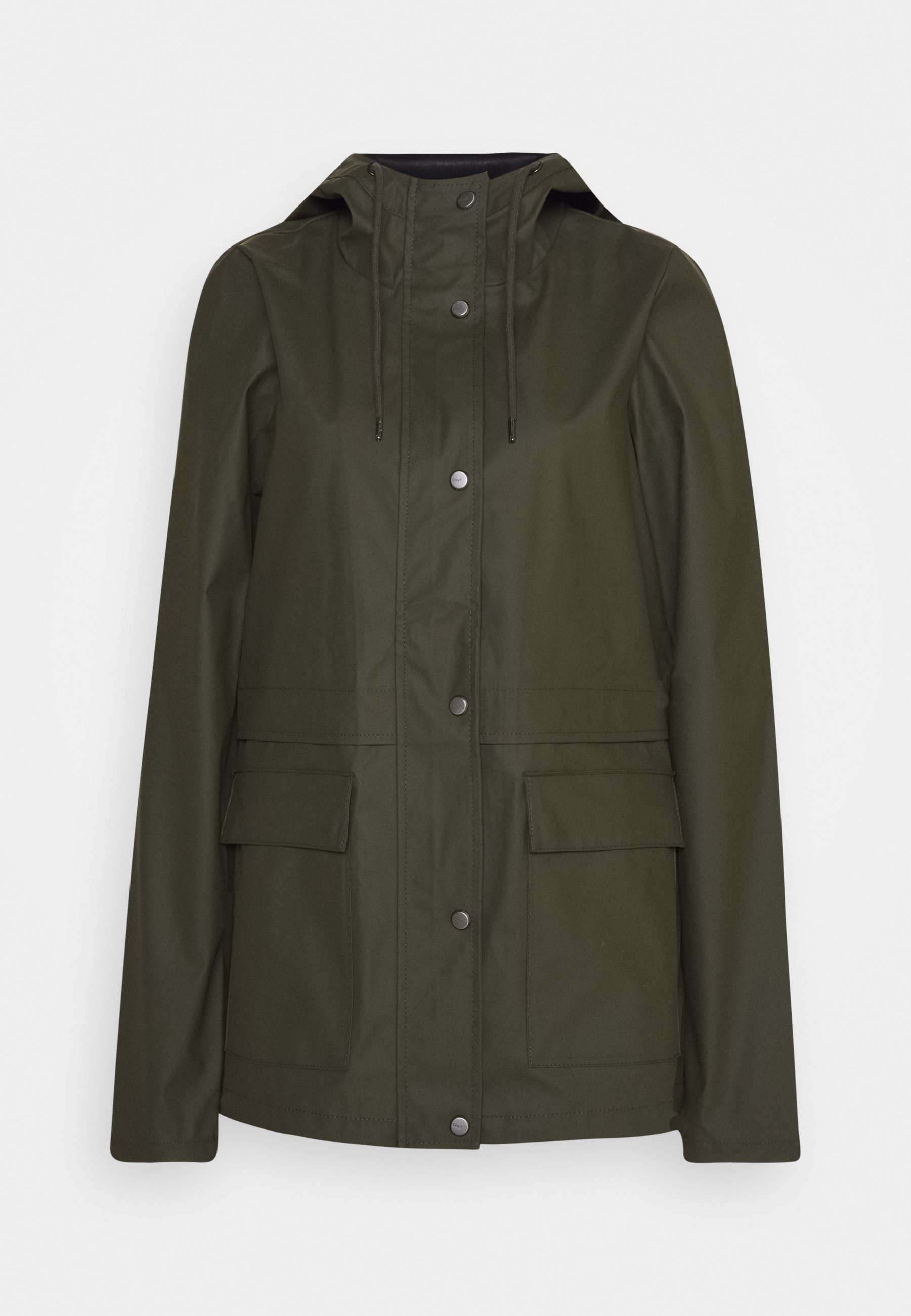 ONLY Tall ONLTRAIN RAINCOAT - Impermeabile - forest night/verde scuro