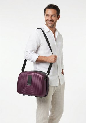 Redolz, Kulturbeutel - aubergine metallic