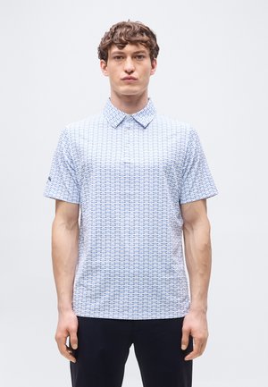 ALBATROSS GEO PRINT - Polo krekls - bright white/blue