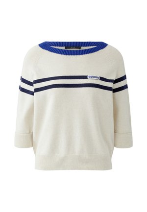 Oui, PULLOVER - Jumper - white blue