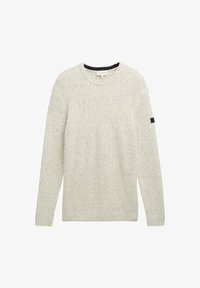 Geselecteerd, offwhite melange multi neps