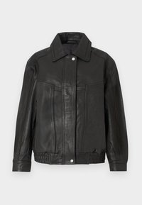 SLFMERCY JACKET - Jachetă piele - black
