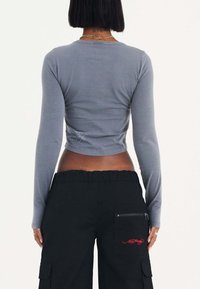 Ed Hardy VIBRANT DRAGON LONG SLEEVE - Long sleeved top - black