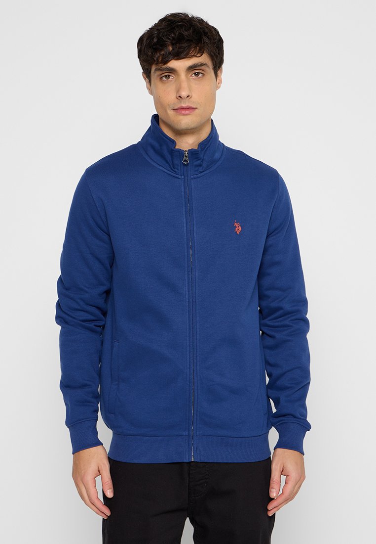 U.S. Polo Assn. Sweater met rits blauw