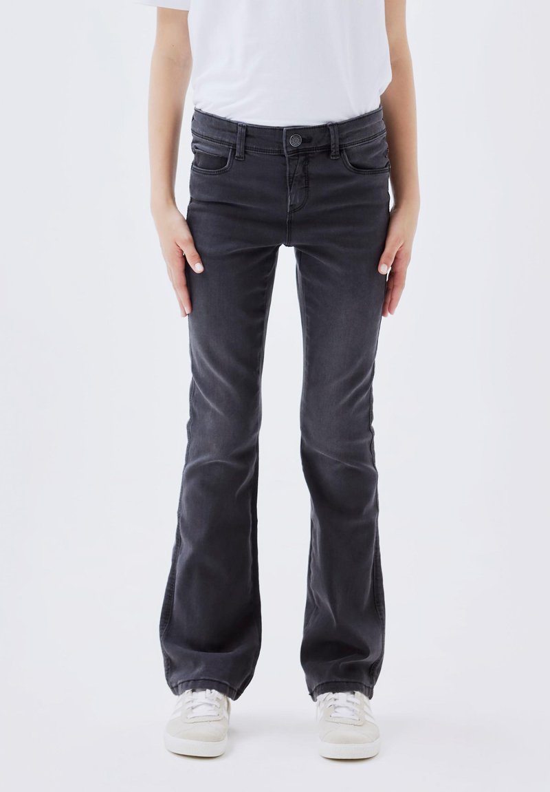 Name it - NKFPOLLY - Jeans straight leg - dark grey denim, Forstørre