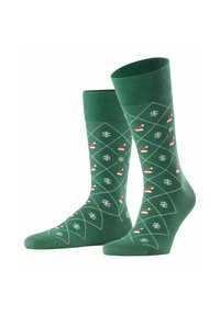 Burlington Sokken met motiefstitching, model 'X-Mas Car' in zwart online kopen | P&C