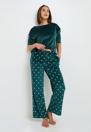 FLUFFY - Pantaloni del pigiama - multico vert