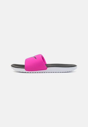 KAWA SLIDE UNISEX - Pool slides - laser fuchsia/black/white