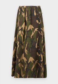 SQUAD SKIRT - Maxisukňa - green