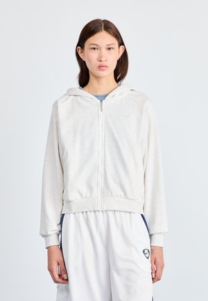 Nike Sportswear Športna jopa s kapuco na zadrgo - birch heather light orewood brown