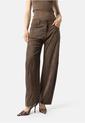 NORALIE - Jeans relaxed fit - chocolate