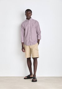 Tommy Hilfiger SOFT FLEX GINGHAM - Košeľa - dark magma/optic white