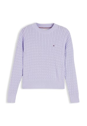 Tommy Hilfiger, Striktrøje - lavender ice