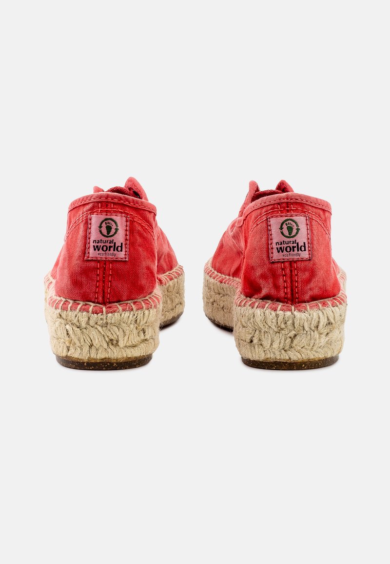 Damen Halbschuhe | Natural World INGLES YUTE Espadrille rojo/rot - LG81842 Damen Halbschuhe | Natural World INGLES YUTE Espadrille rojo/rot - LG81842