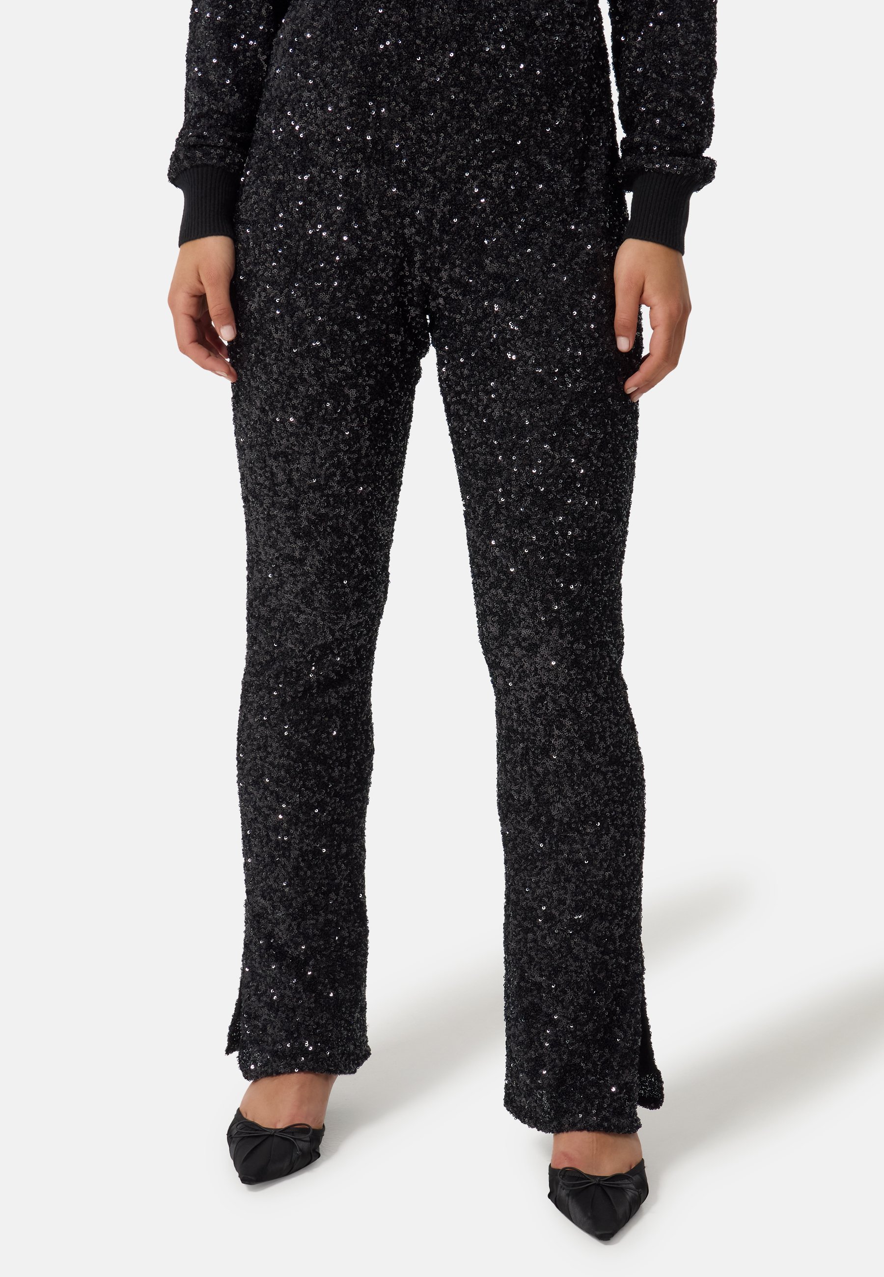 Pantalon De Jogging à Paillettes Pour Femme 2025 – Décontracté, Fin Et Brillant, Parfait Pour Les Soirées Et Sorties - 8