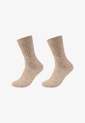 camano ONLINE COSY UNISEX 2 PACK - Socks - sepia tint