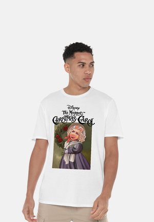 Disney, THE MUPPETS CHRISTMAS CAROL MISS PIGGY - Print T-shirt - white