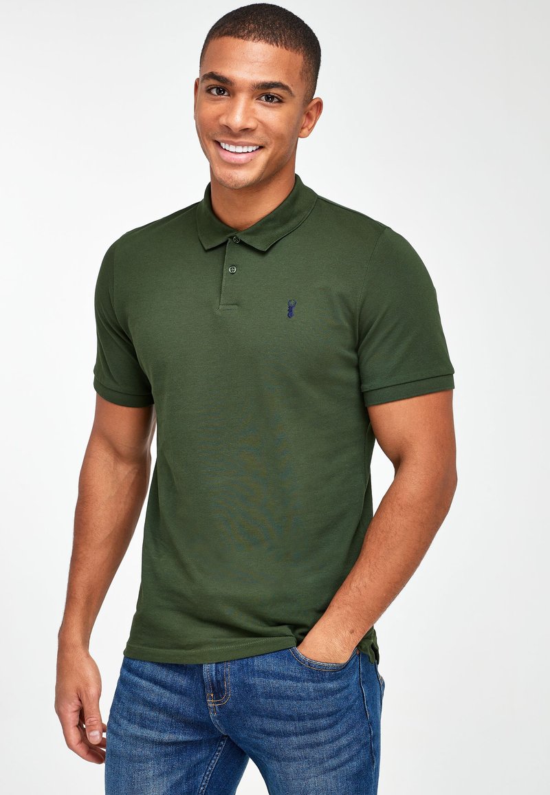 Next Piké - dark khaki green