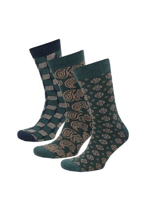 3 PAAR - Socken - grün