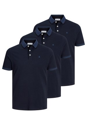 Jack & Jones, 3ER PACK  - Poloshirt - dark navy
