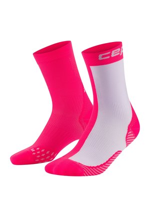 RUN COMPRESSION EDITION HALF&HALF MID CUT 5.0 - Chaussettes de sport - pink lilac