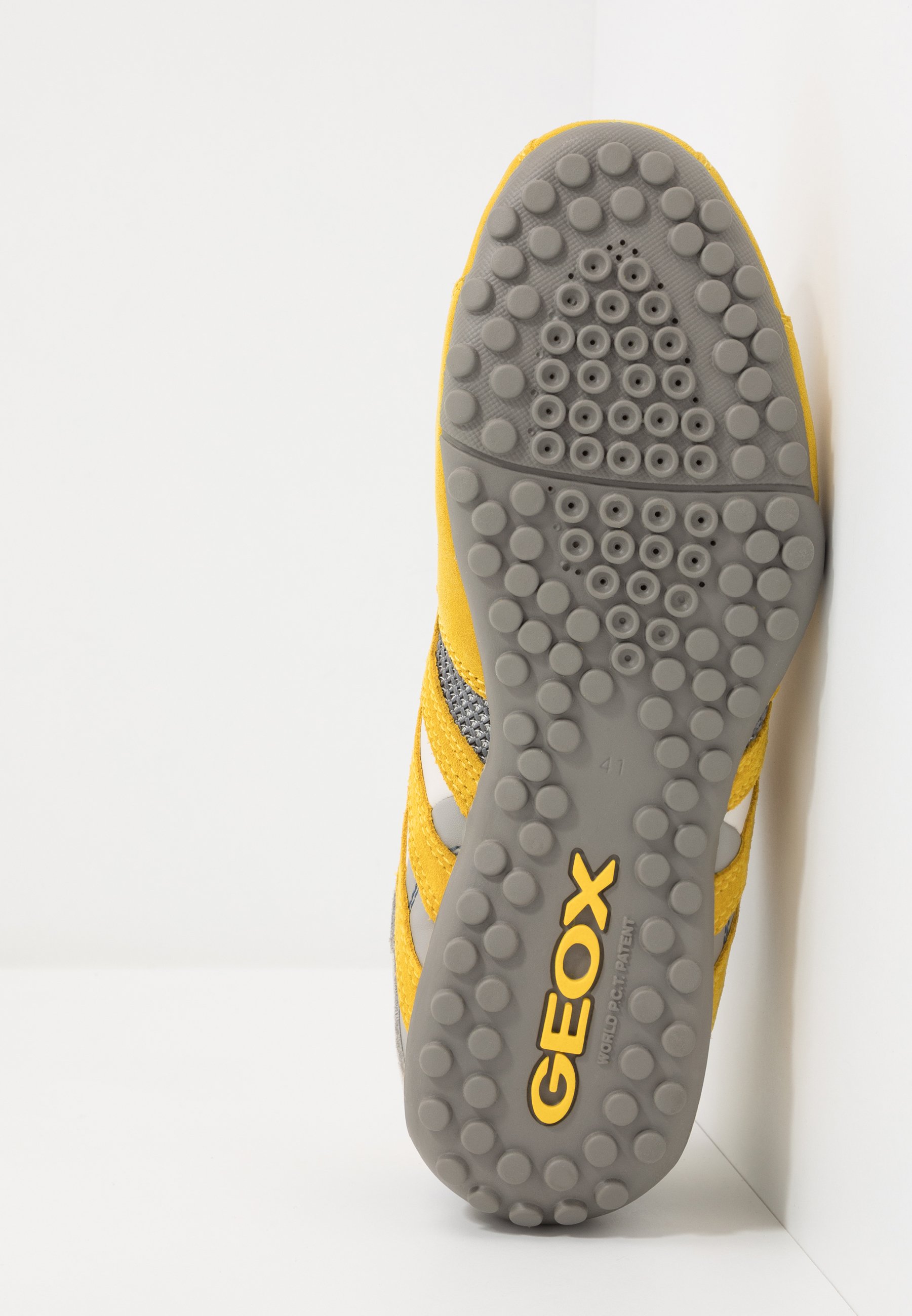 Geox UOMO SNAKE - Sneakers laag - dark yellow/light grey/Geel - Zalando.nl
