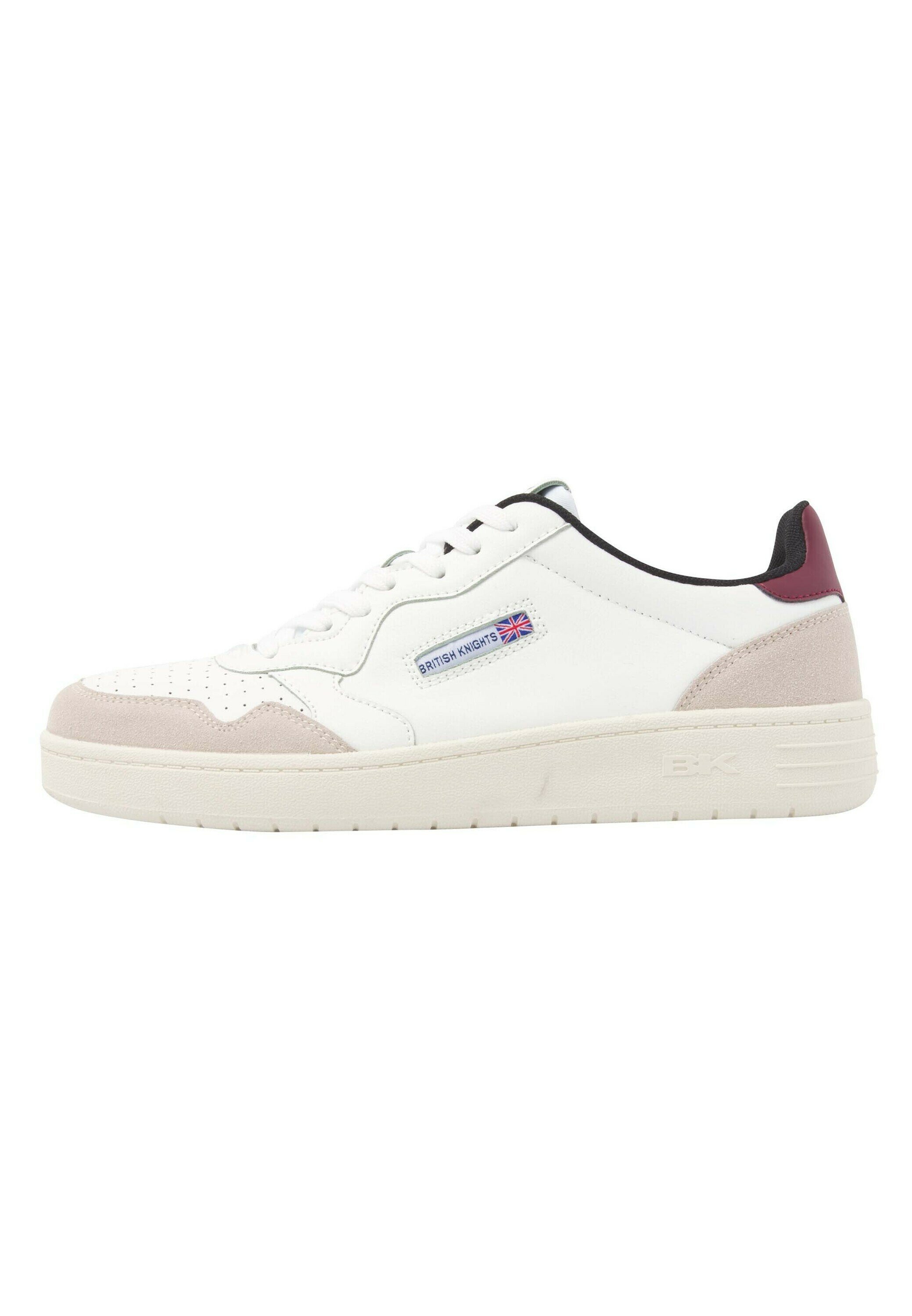 British Knights NOORS - Sneakers laag - white/burgundy/wit - Zalando.nl