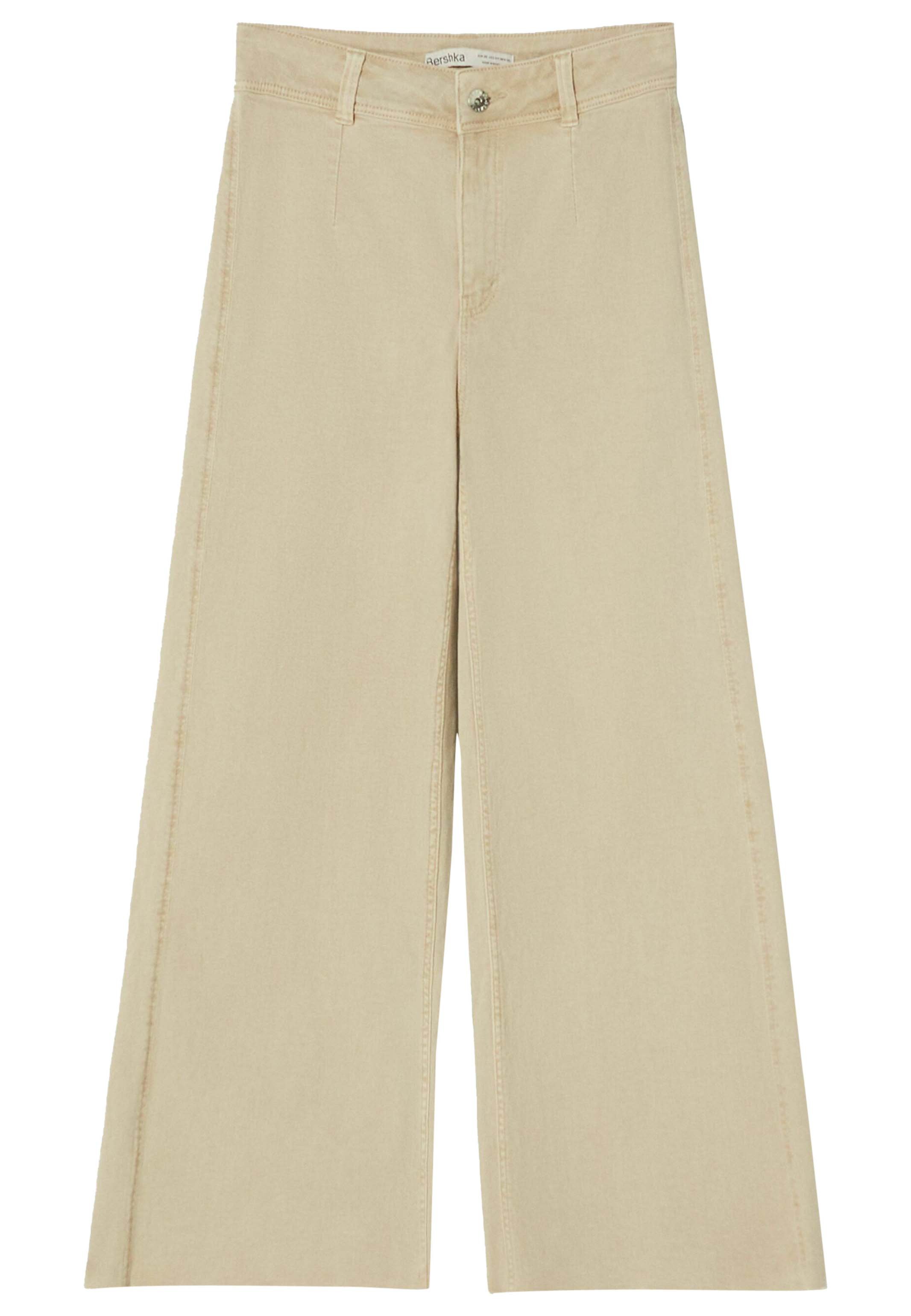 Bershka Jeans a zampa - beige - Zalando.it