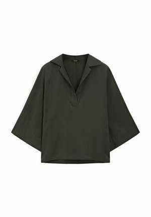 Massimo Dutti FLOWING - Blouse - mottled brown