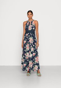 VILA - VIMILINA FLOWER MAXI DRESS - Ballkleid - navy Thumbnail-Bild 1