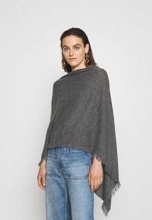 PONCHO - Poncho - med grey
