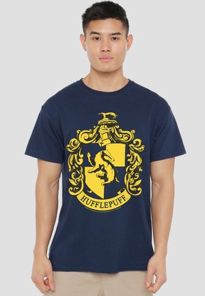 Cotton Soul, HARRY POTTER HUFFLEPUFF CREST - Print T-shirt - dark blue