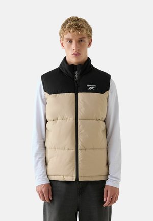 Reebok, ERLING PUFFER GILET. - Chaleco - elevated beige