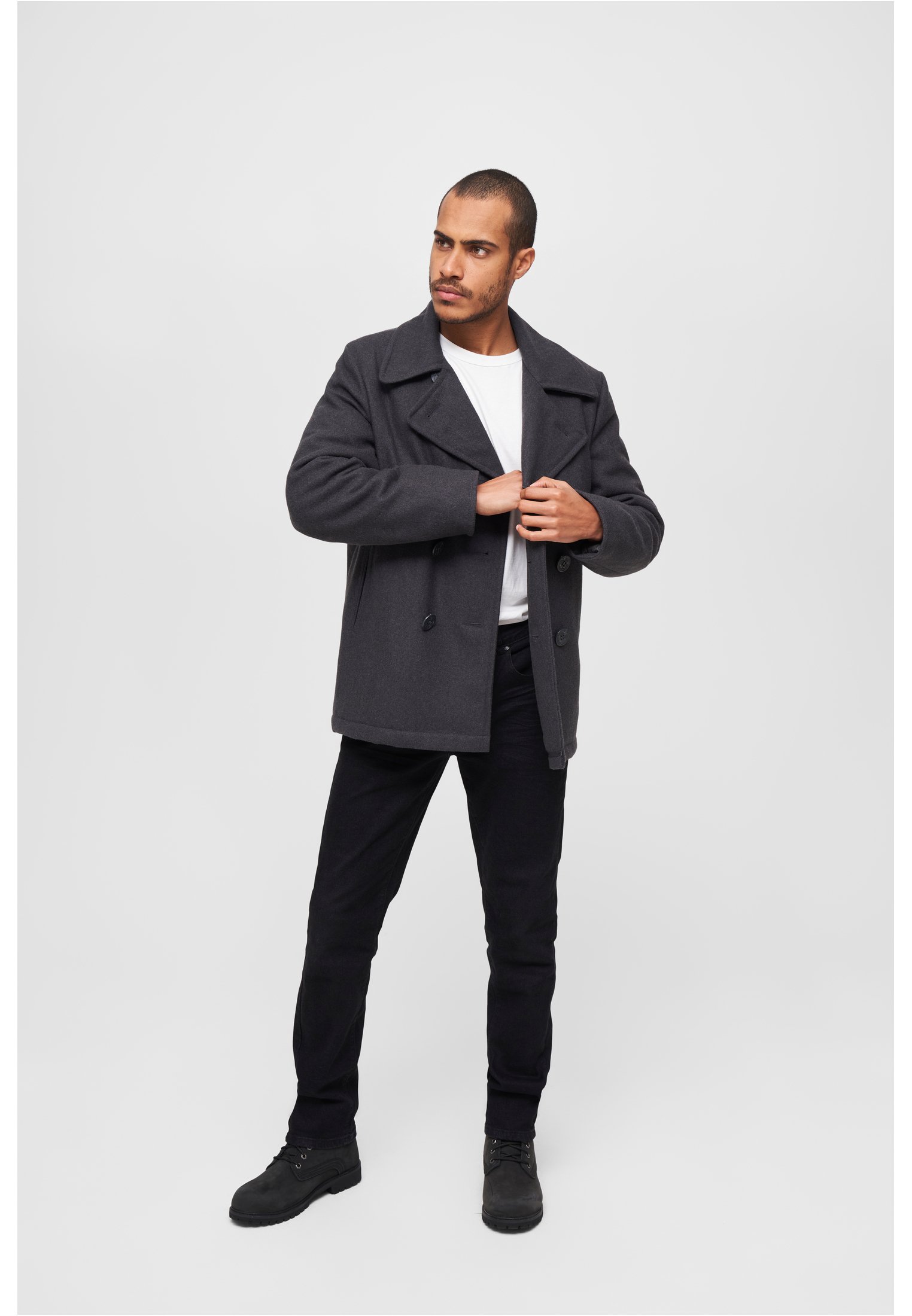 brandit pea coat jacket