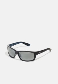 Selezionato, matte soft black/white/blue