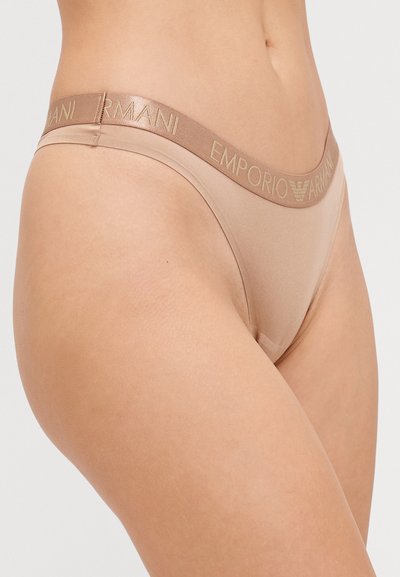 Emporio Armani THONG 2 PACK - Tanga - nocciola hazelnut