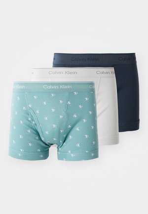 Calvin Klein Underwear TRUNK 3 PACK - Calzoncillos - micro chip/diamond/zoni beach