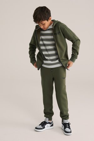 WE Fashion SALTY DOG - Vetoketjullinen college - army green